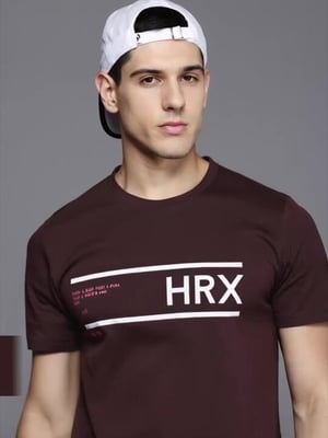 HRX by Hrithik Roshan Men Brand Logo Printed Running T-shirt