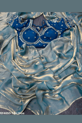 buy latest pure Silk Saree with matching blouse 