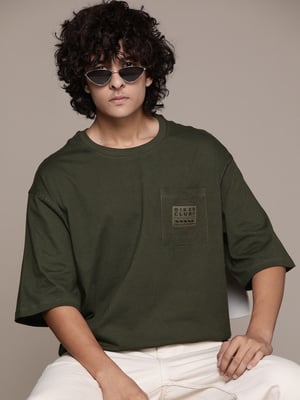 Roadster Men Oversized Pure Cotton T-shirt
