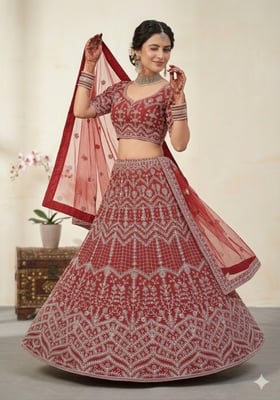 Trendy Women Lehengha Choli Dupatta Set