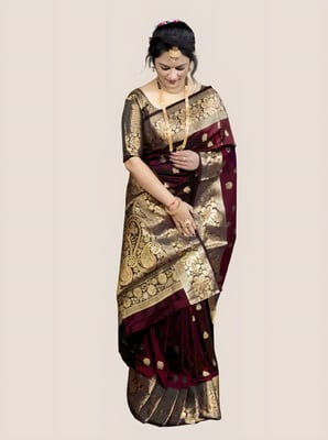 Unique Soft Silk Saree With Wonderful Blouse Piece