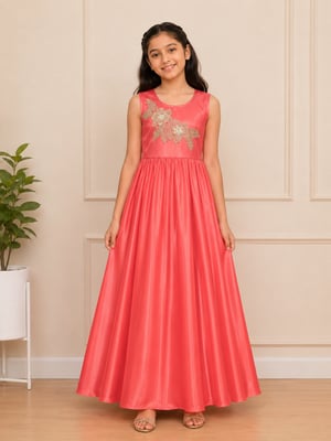 Coral Dress for Girls