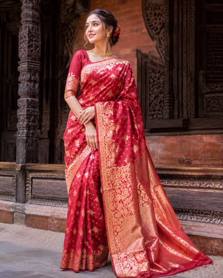 Trending Look New Design Kanjivaram Saree