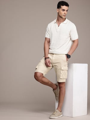 Roadster Men Solid Cargo Shorts