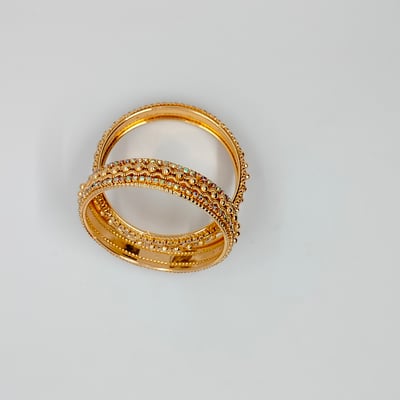 Gold Plated Alloy Bangles for Women