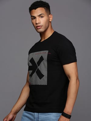 HRX by Hrithik Roshan Men Graphic Printed Round Neck T-shirt