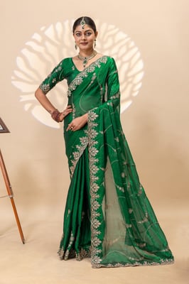 Embroidered Bollywood Jimmy Jimmy Saree