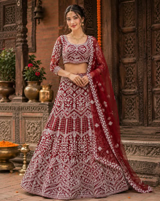 Trendy Women Lehengha Choli Dupatta Set