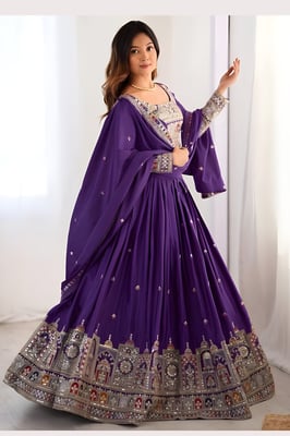 Georgette lehengas lightweight and flowy 