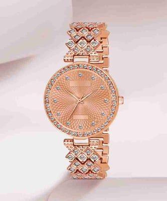 White Stones Special Ladies Watch & Girls Watch Analog Watch