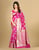 Pink Kanjivaram Silk Saree With Blouse Piece 